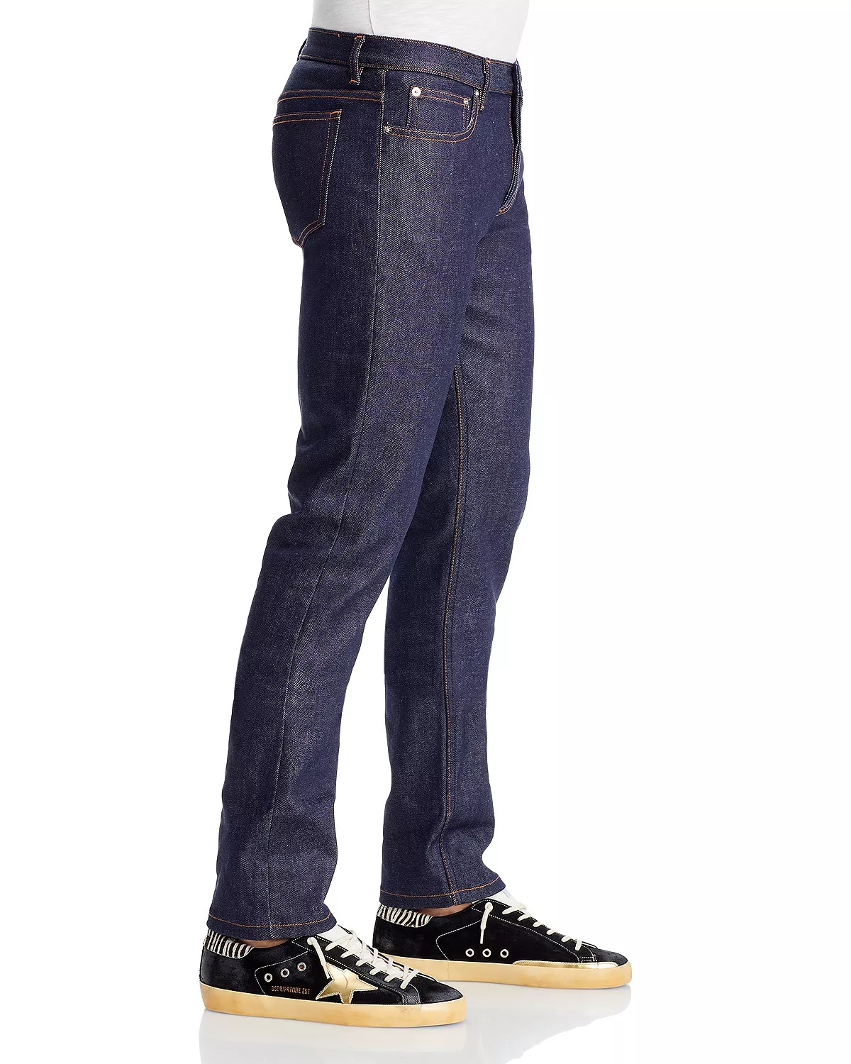 Petit Standard Straight Slim Fit Jeans in Indigo Stretch - 4