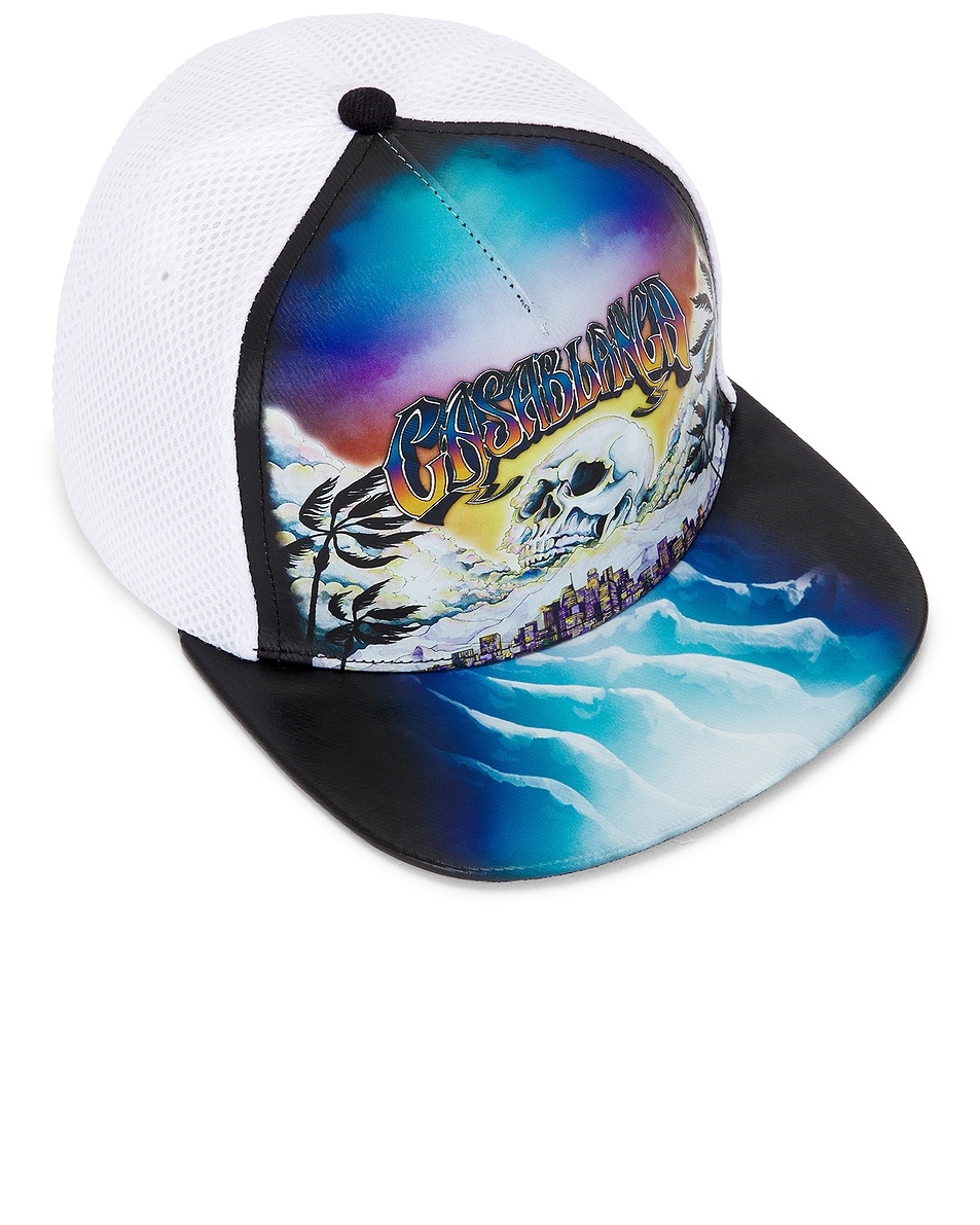 Le Premonition Printed Trucker Cap - 3
