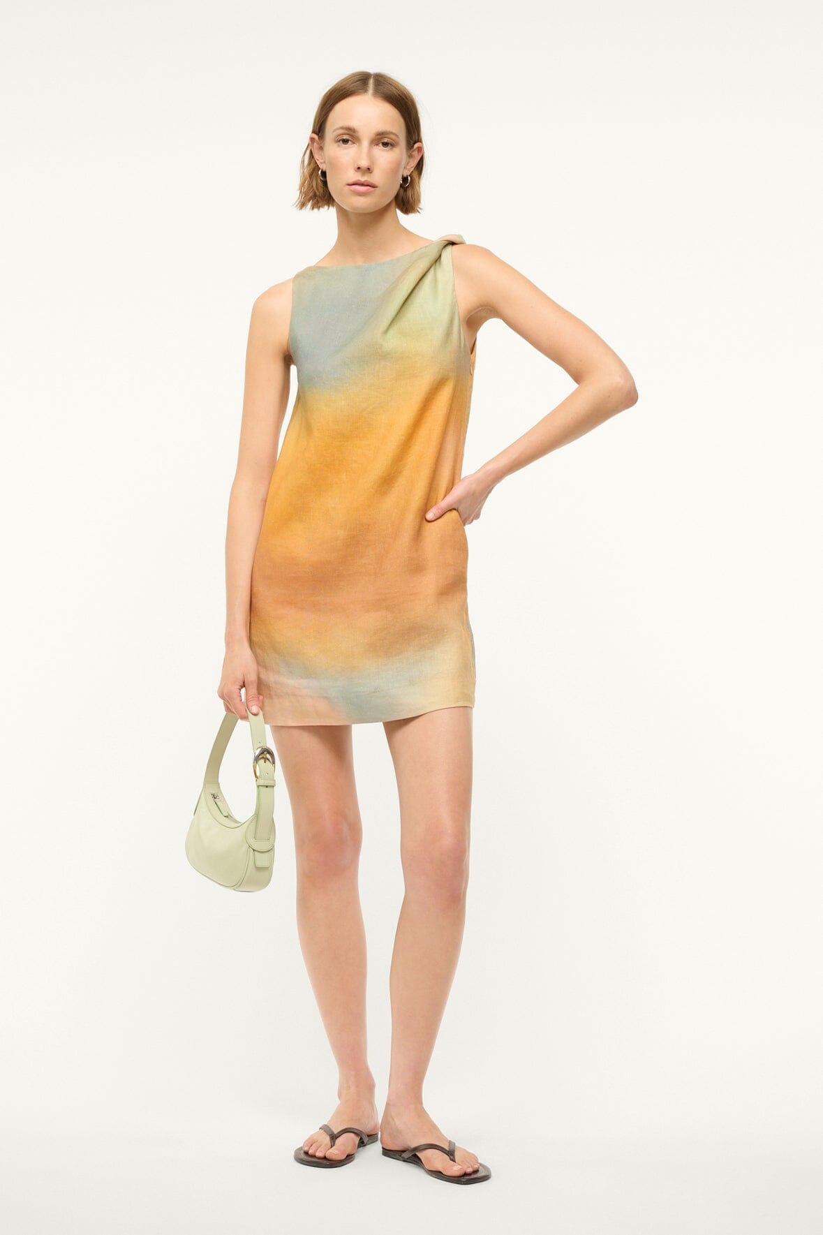 STAUD OWEN BAG PALE JADE - 8