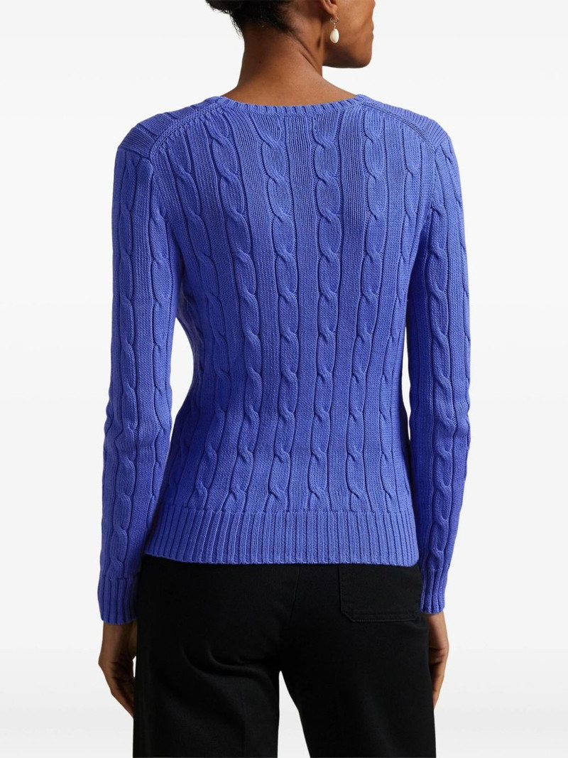 cable-knit cotton sweater 4