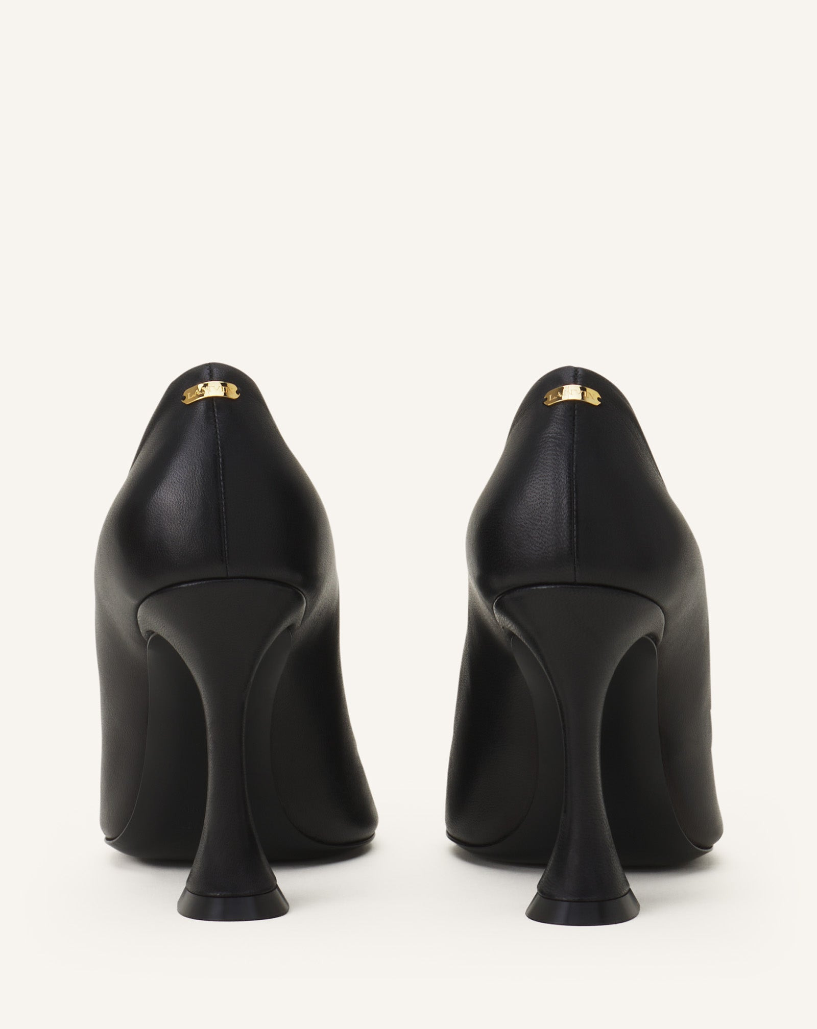 MIDNIGHT STEP LEATHER BOW PUMP - 3