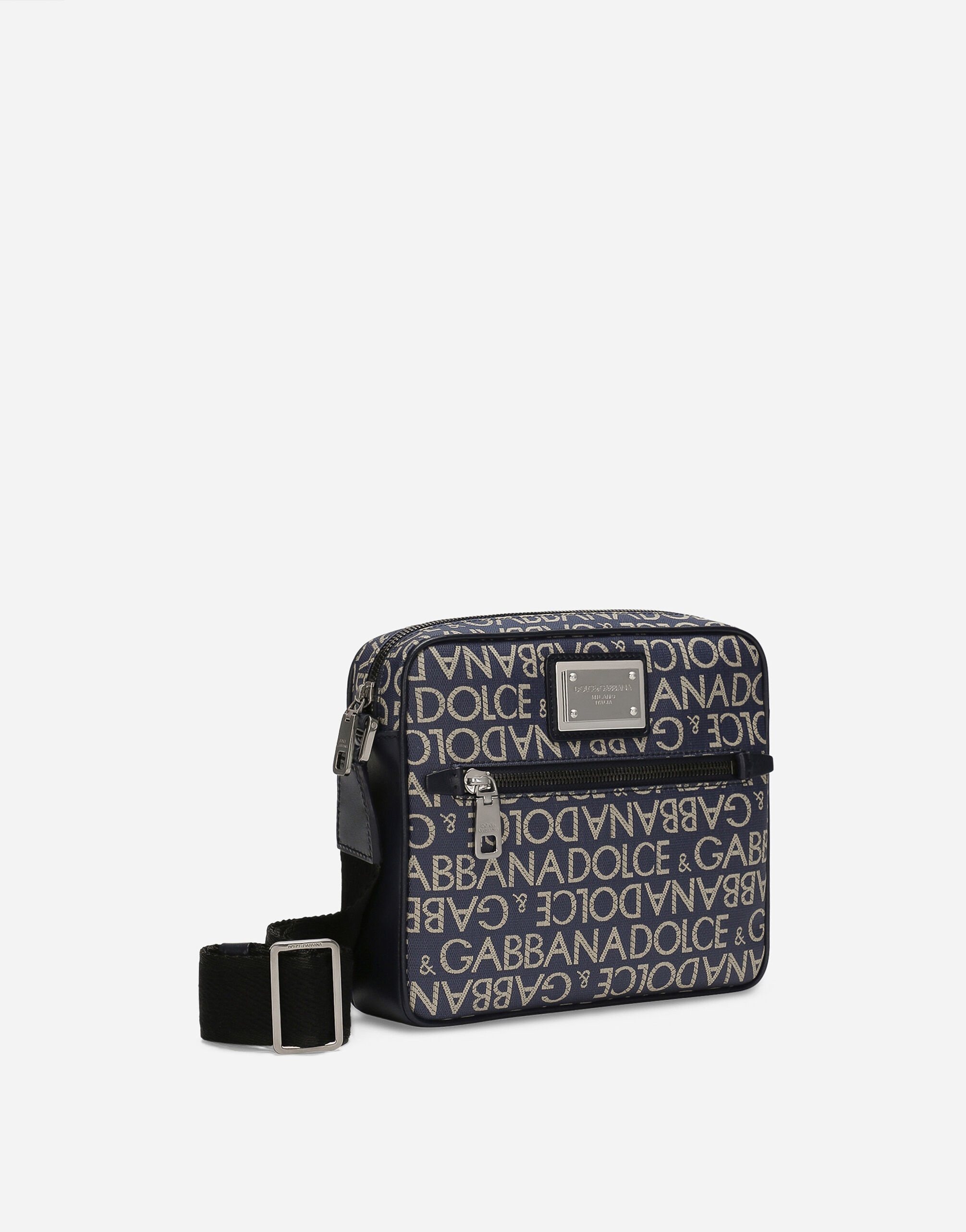 Coated jacquard crossbody bag - 3