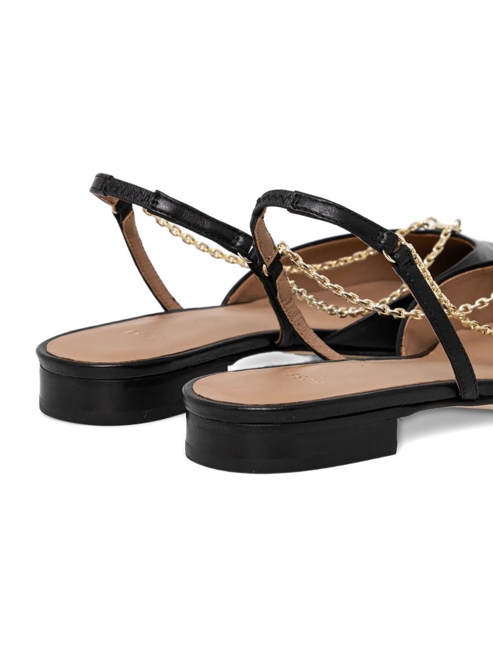 Charlize chain-embellished slingback flats - 3