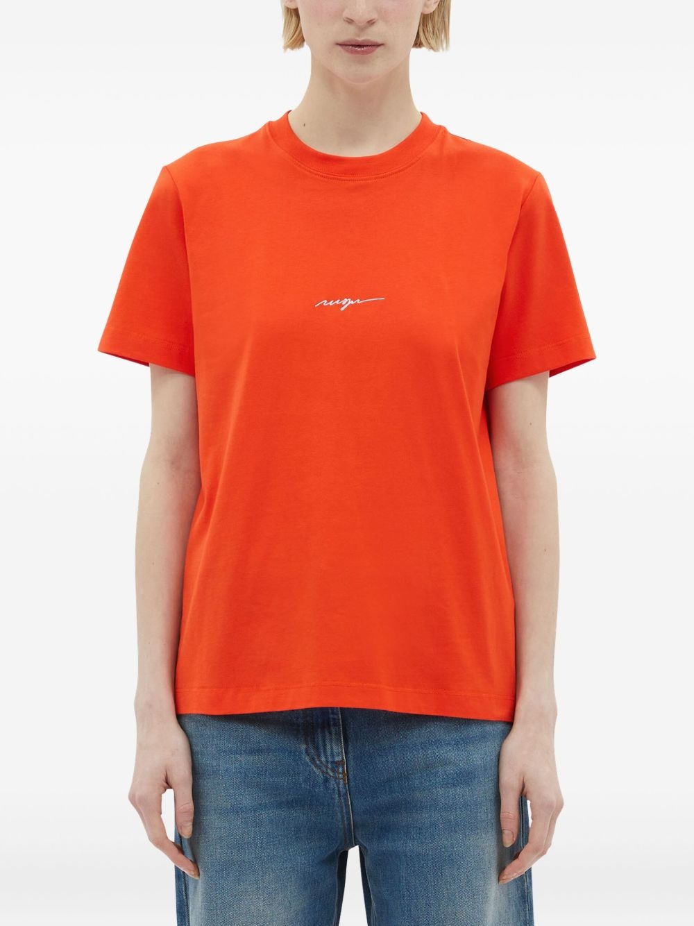 logo-print cotton t-shirt - 3