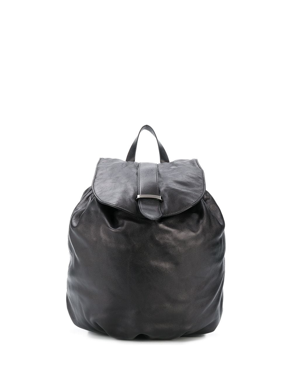 drawstring leather backpack - 1