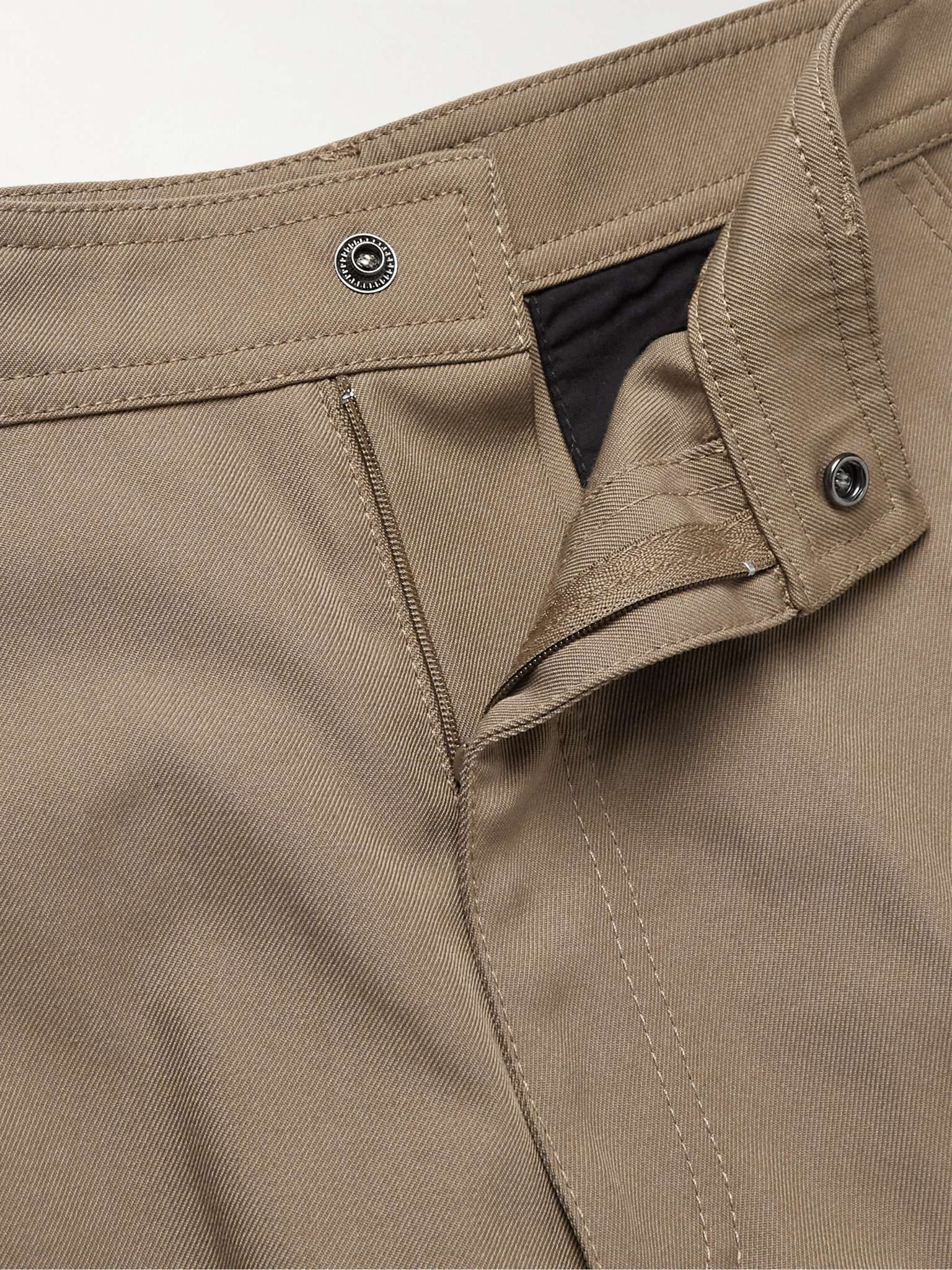 Straight-Leg Twill Cargo Trousers - 3