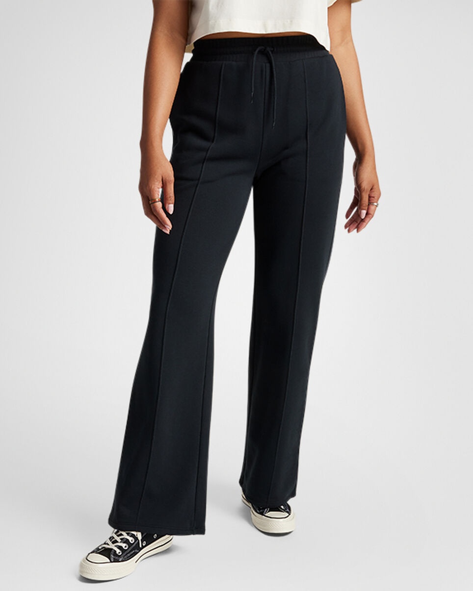 Wide-Leg French Terry Pants - 1