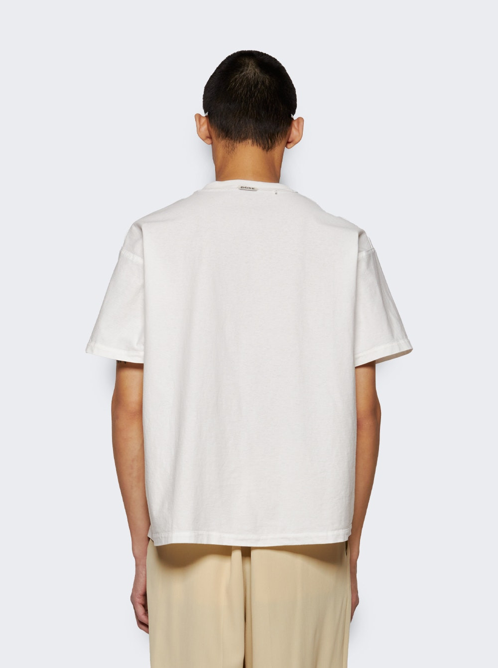 Reversible Crest Tee Cream - 4