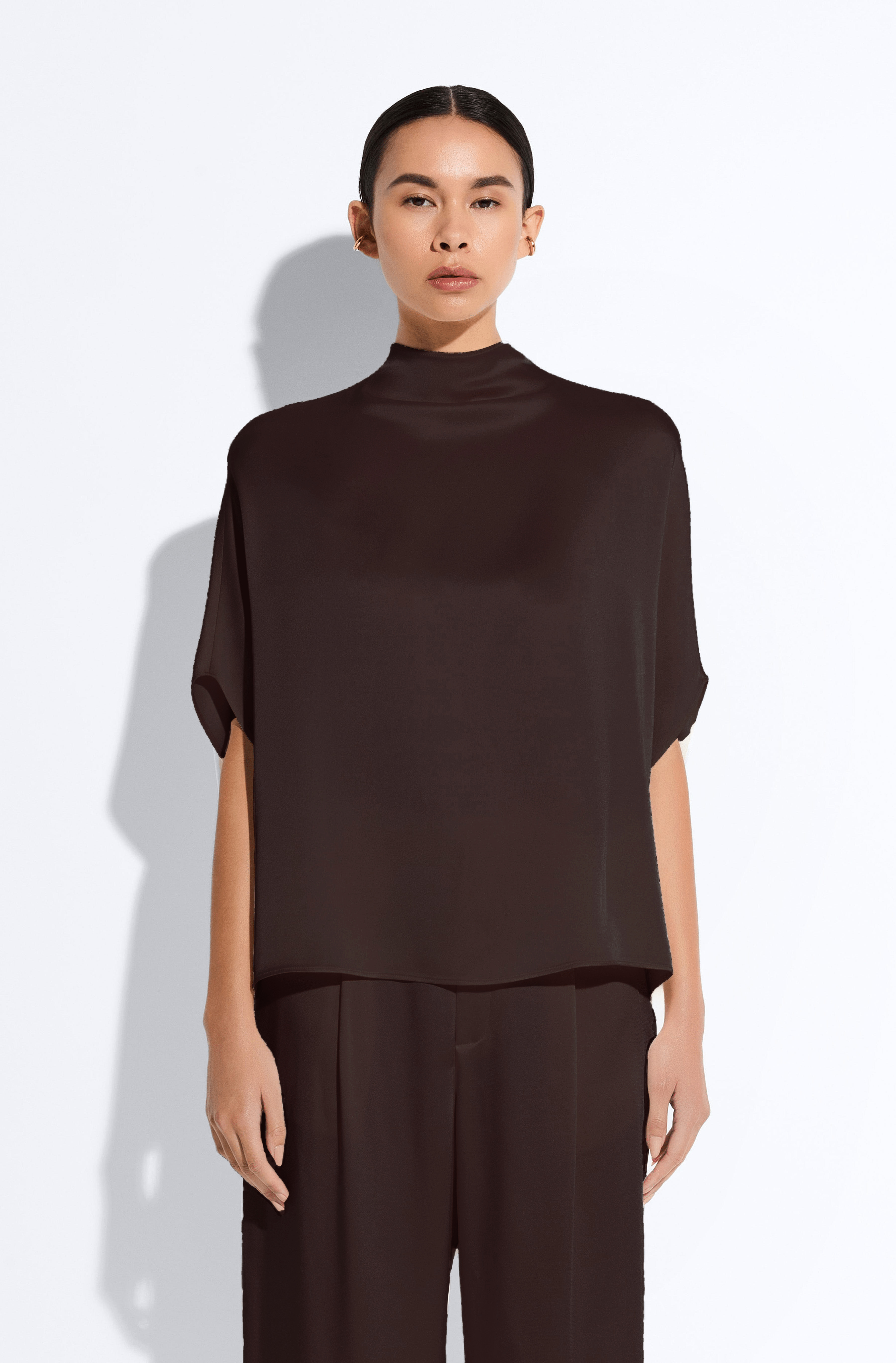 Satin Cape Tee - 2