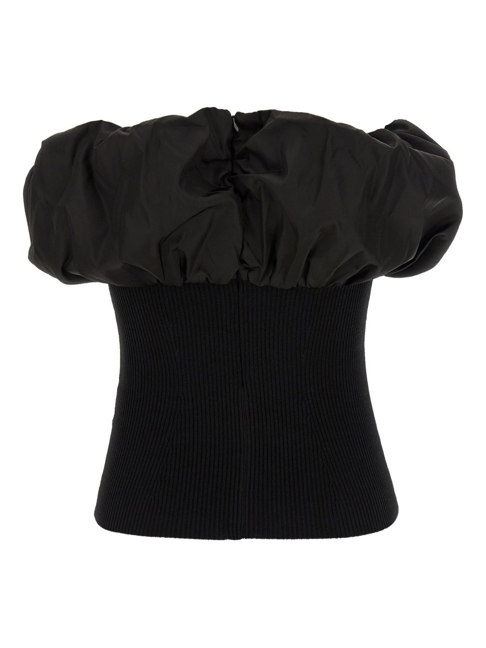 ribbed off-the-shoulder top - 2
