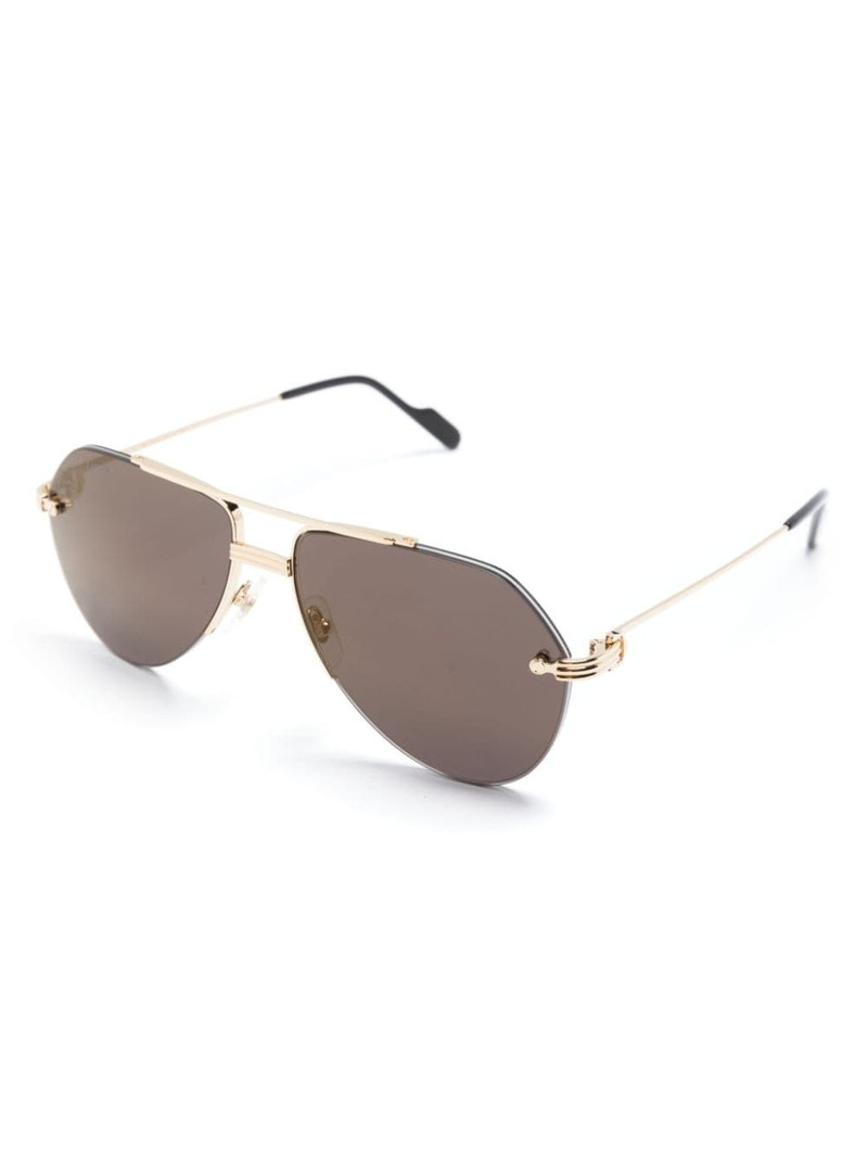 Cartier PremiÃ¨re de Cartier pilot-frame sunglasses outlook