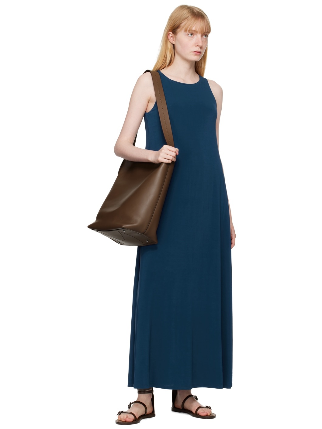 Brown Evegflat Sandals - 5