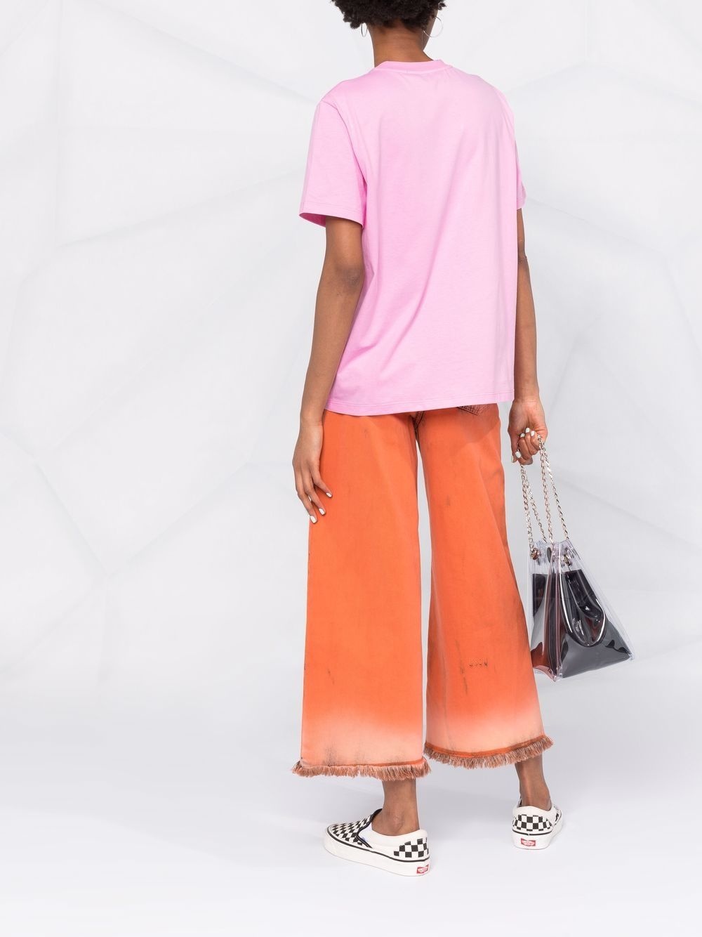 logo-print cotton T-shirt - 4