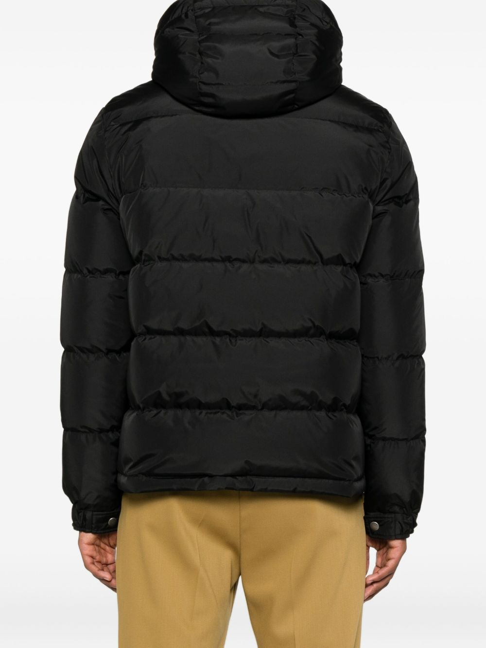 Valentino Men Quilted Down Jacket With Hood - 5