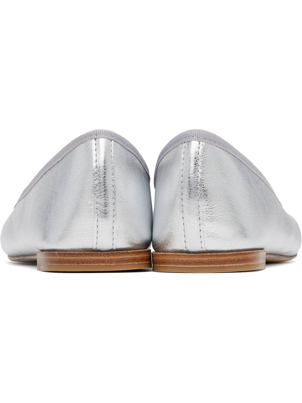 Silver Cendrillon Ballerina Flats - 2