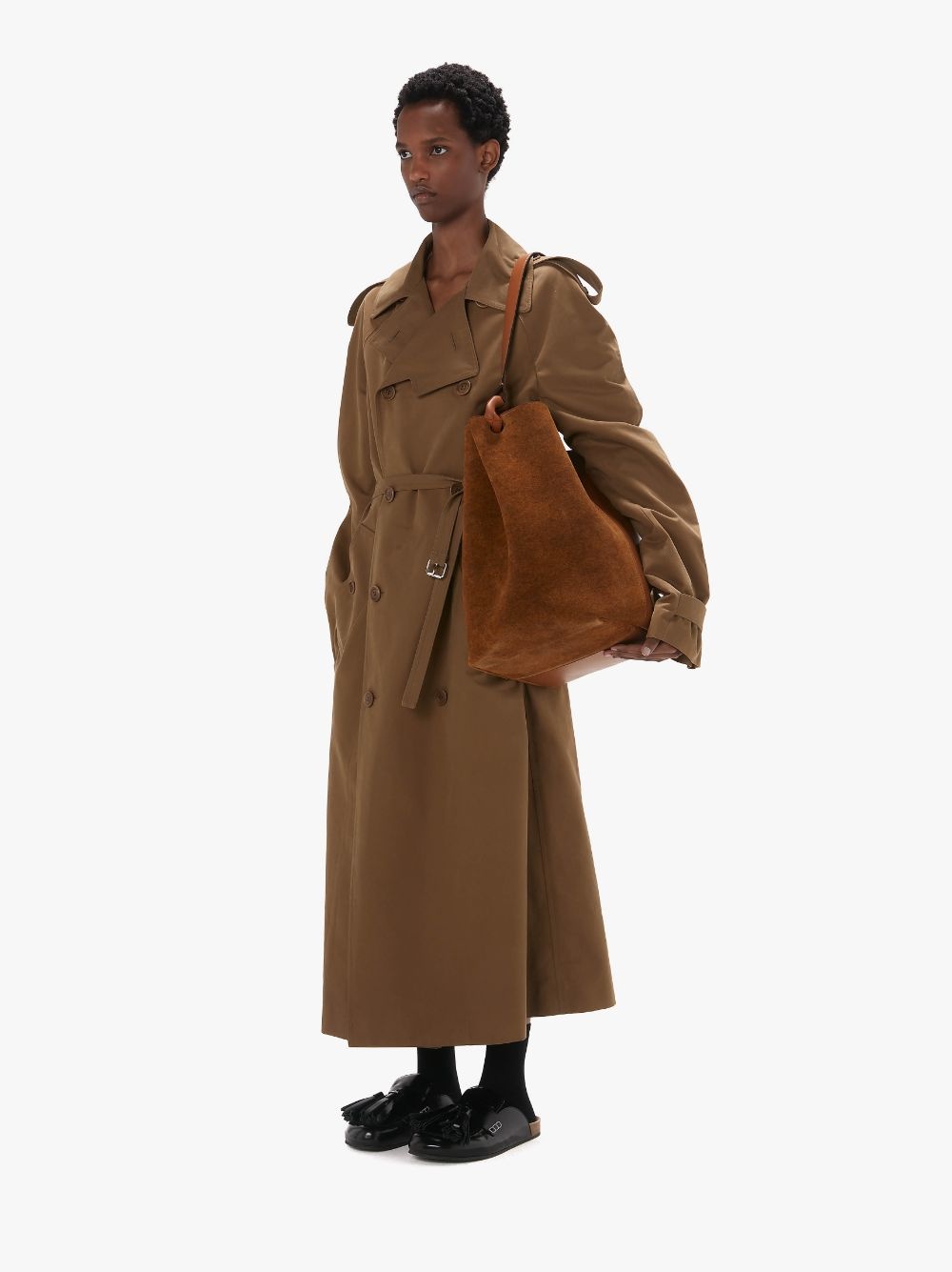 COTTON DRILL TRENCH COAT - 4