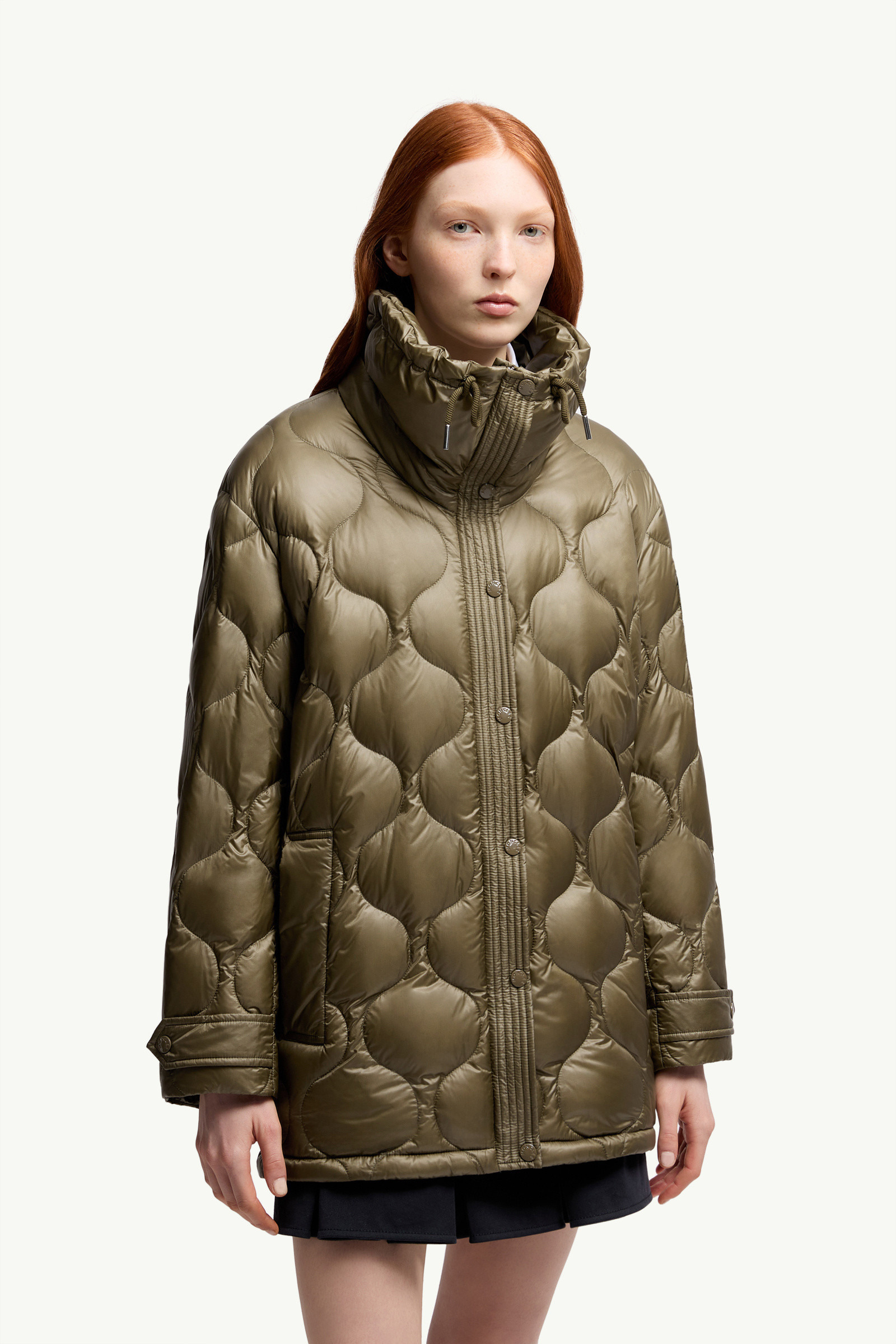 Lombi Hooded Mid-Length Down Jacket - 3