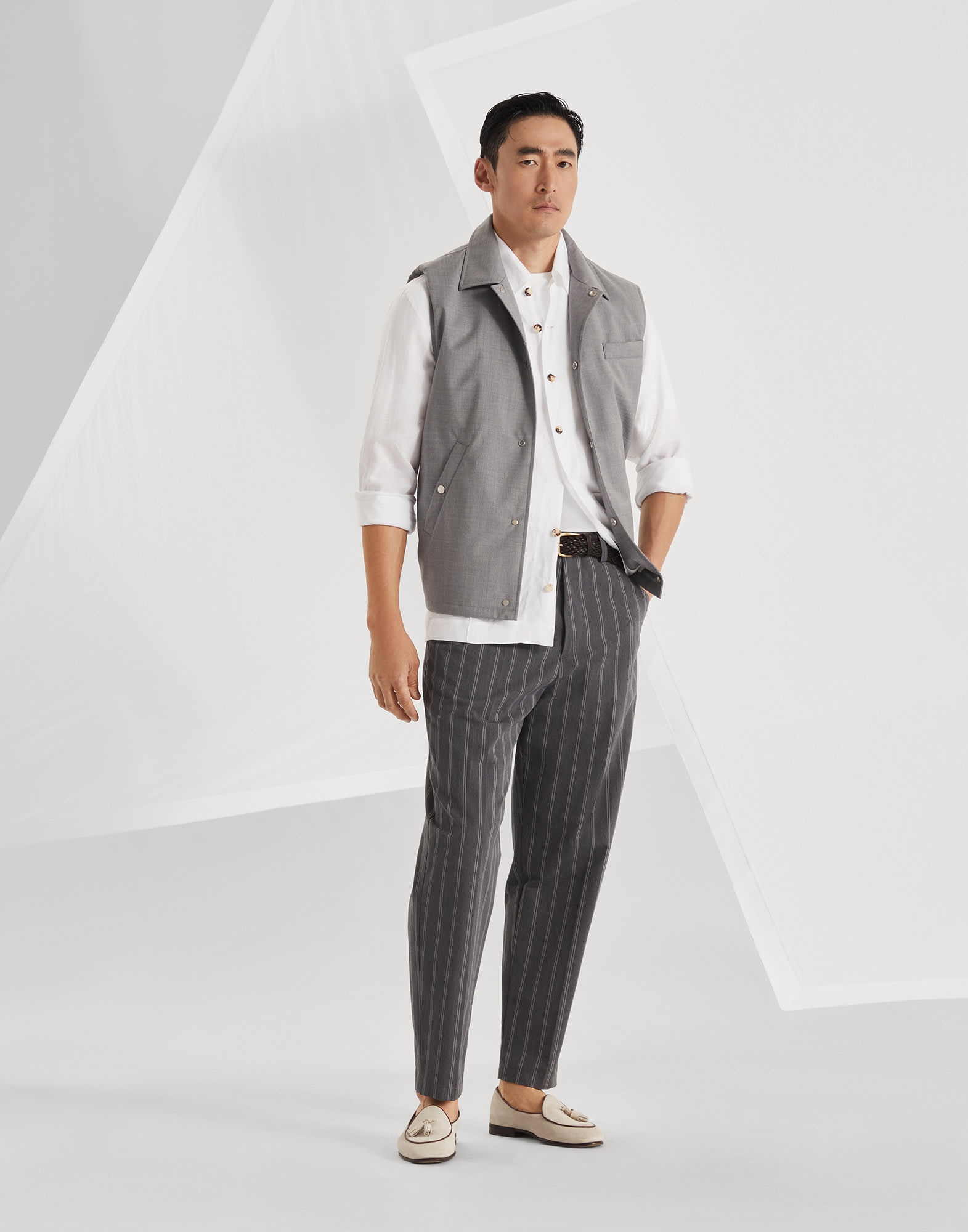 Linen easy fit guayabera - 5