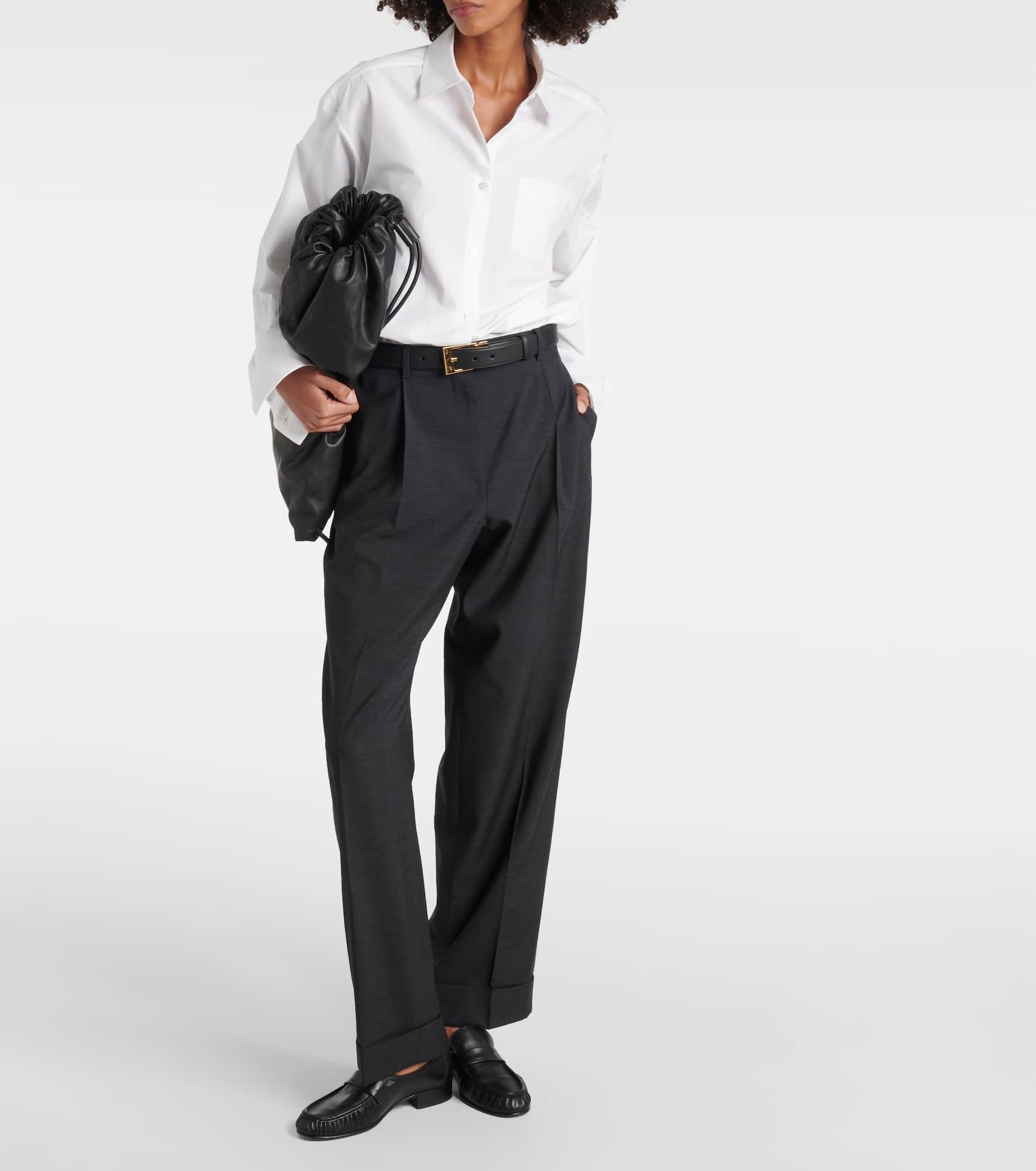 Tor virgin wool palazzo pants - 2