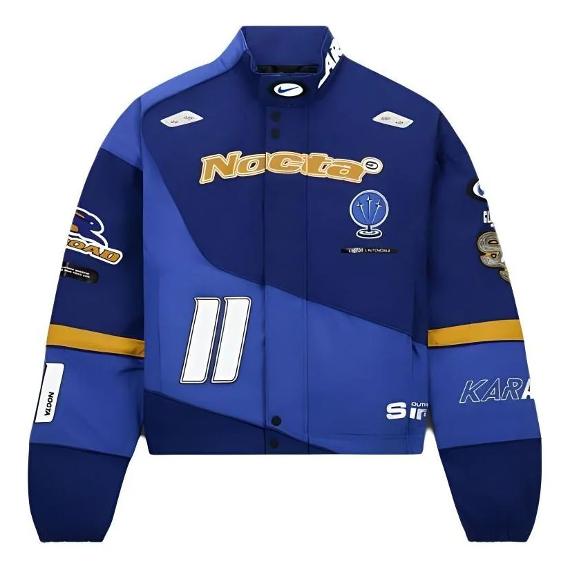 Nike x NOCTA Drake L'ART Racing Jacket Asia Sizing 'Deep Royal Blue' FD2195-455 - 1