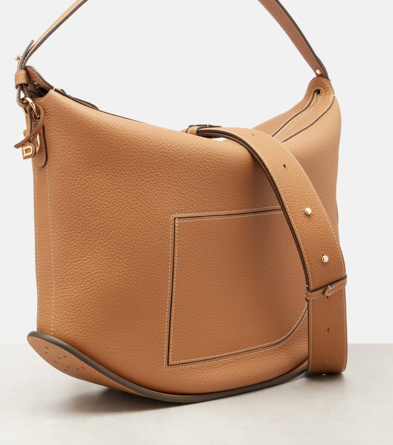 Pin Swing XL leather shoulder bag 6