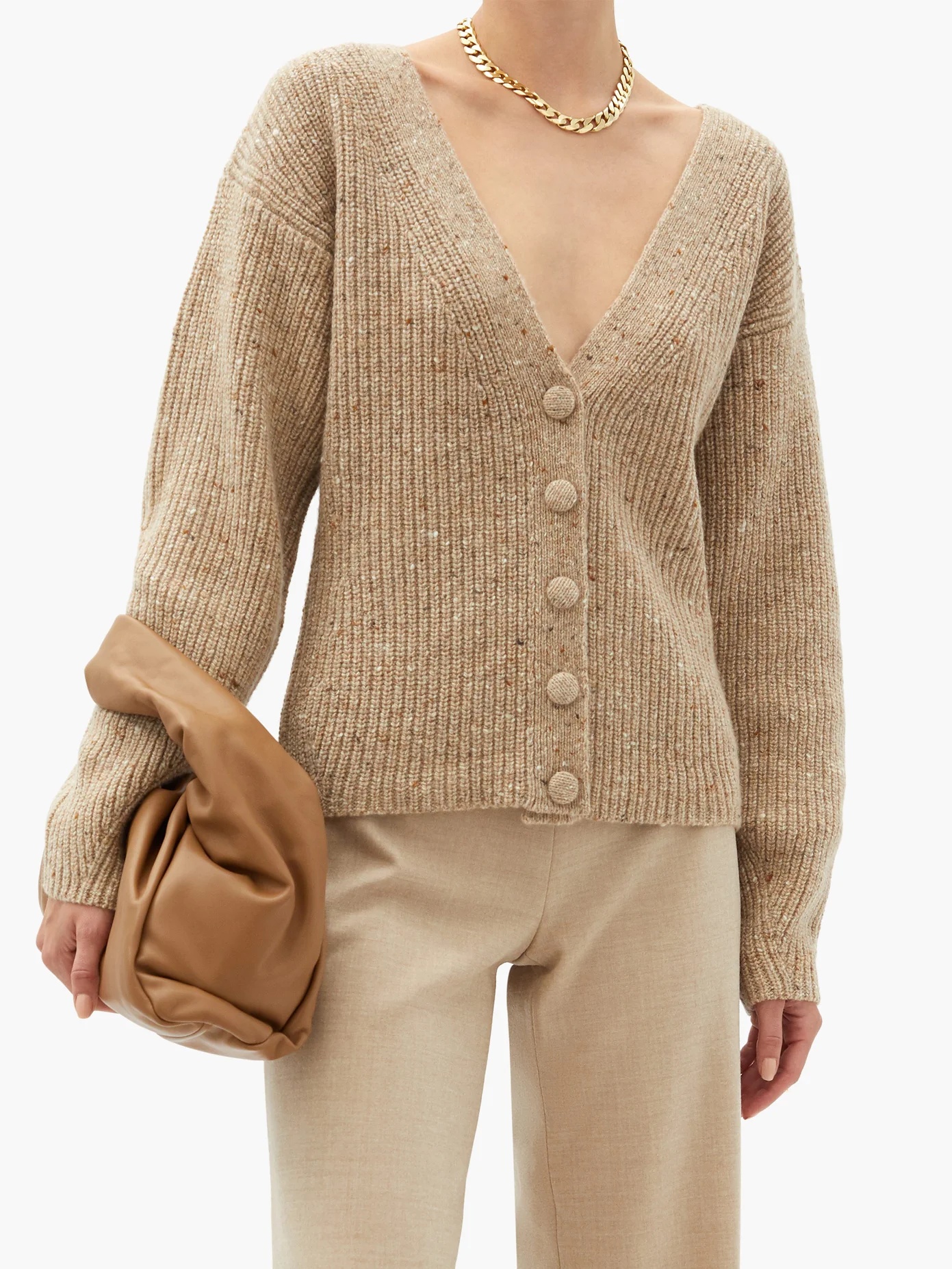 Beverly lambswool-blend cardigan - 6