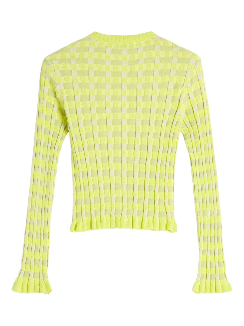 checkered cardigan - 6