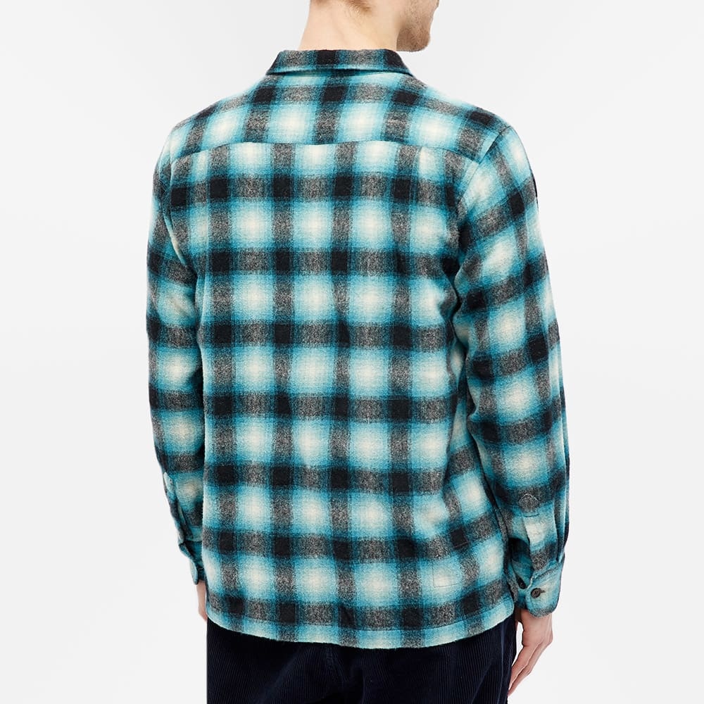 Universal Works Wool Plaid Utility Shirt - 5