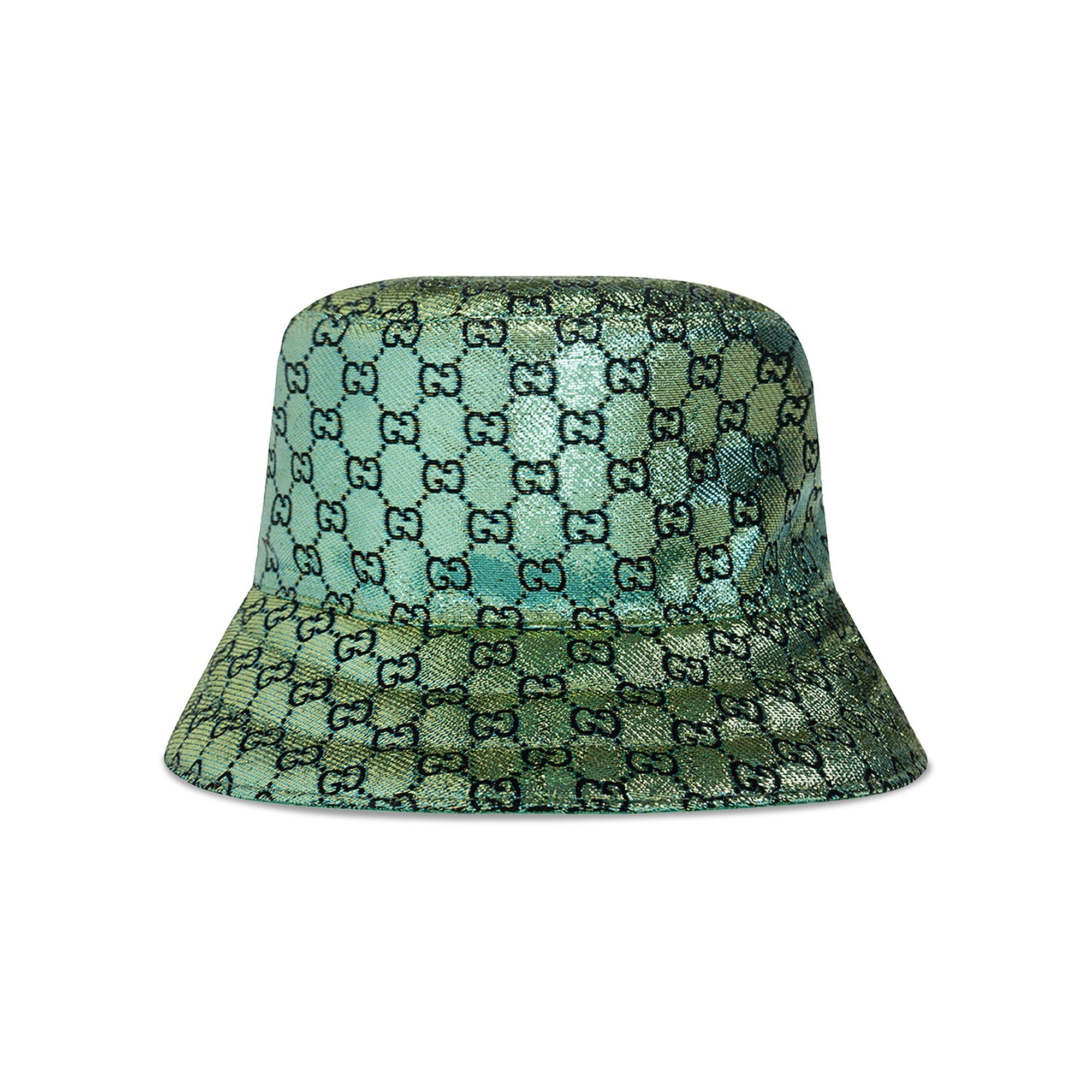 Gucci Metallic Jacquard Reversible Bucket Hat 'Green' - 2