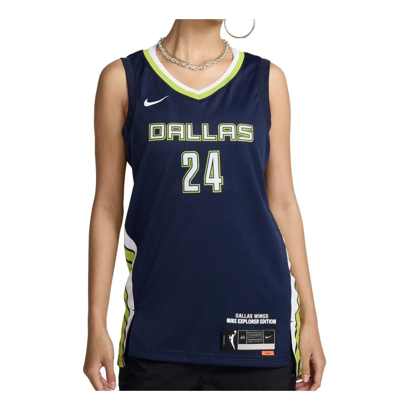 Nike Dallas Wings Explorer Edition Dri-FIT WNBA Victory Jersey 'College Navy' DC9569-419 - 1