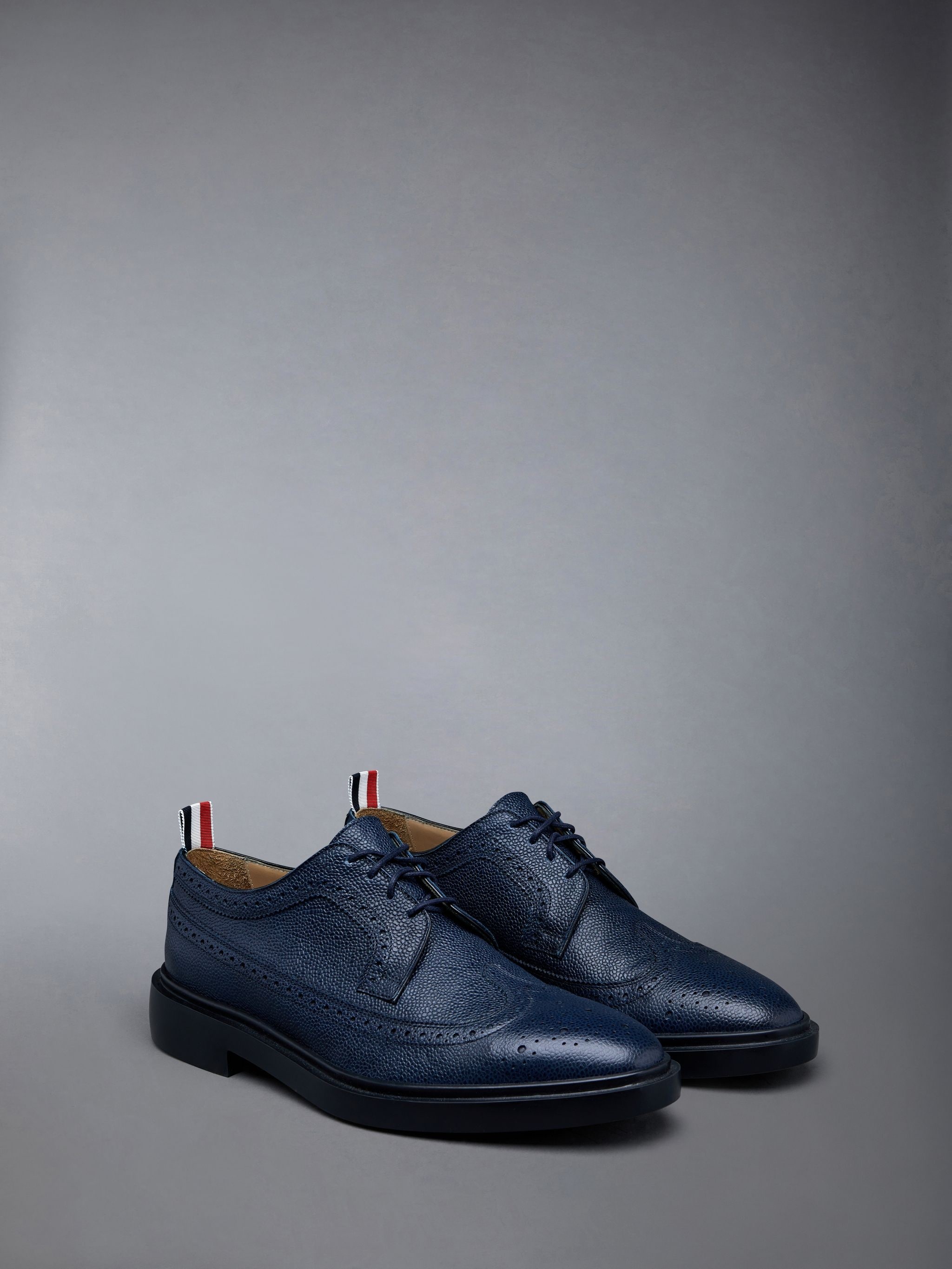 Pebble Grain Leather Longwing Brogue - 2