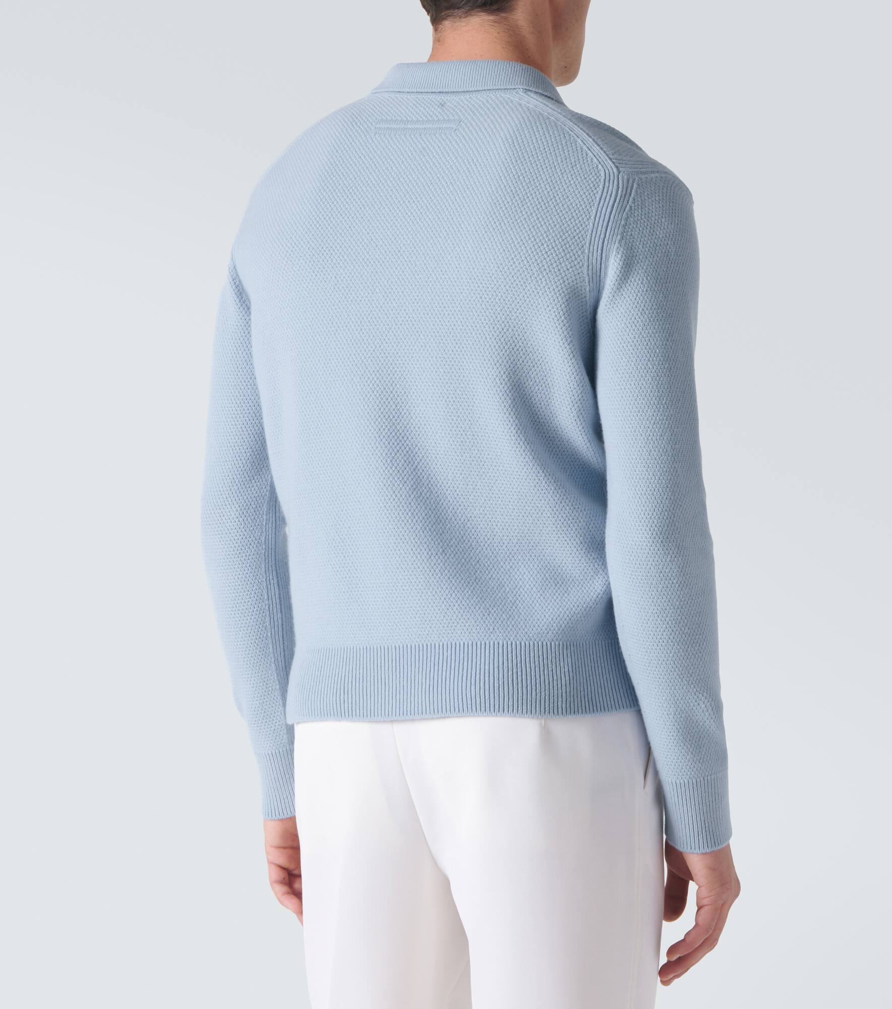 Cashmere polo sweater - 4