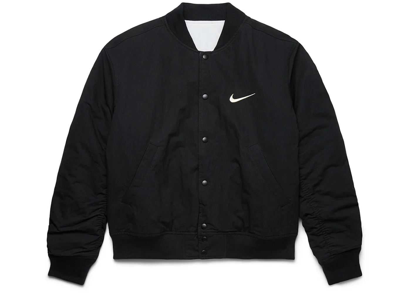 Stussy x Nike Reversible Varsity Jacket Black/Sail - 1