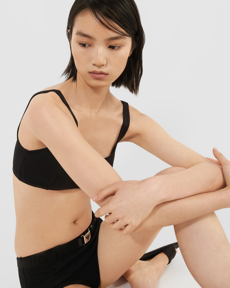 Interlock fabric bikini bottom 4