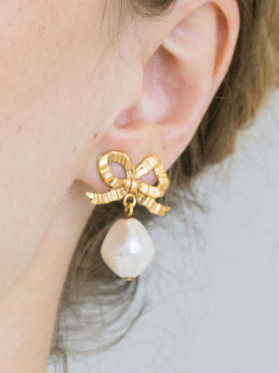 Jennifer Behr Khloe pearl drop earrings outlook