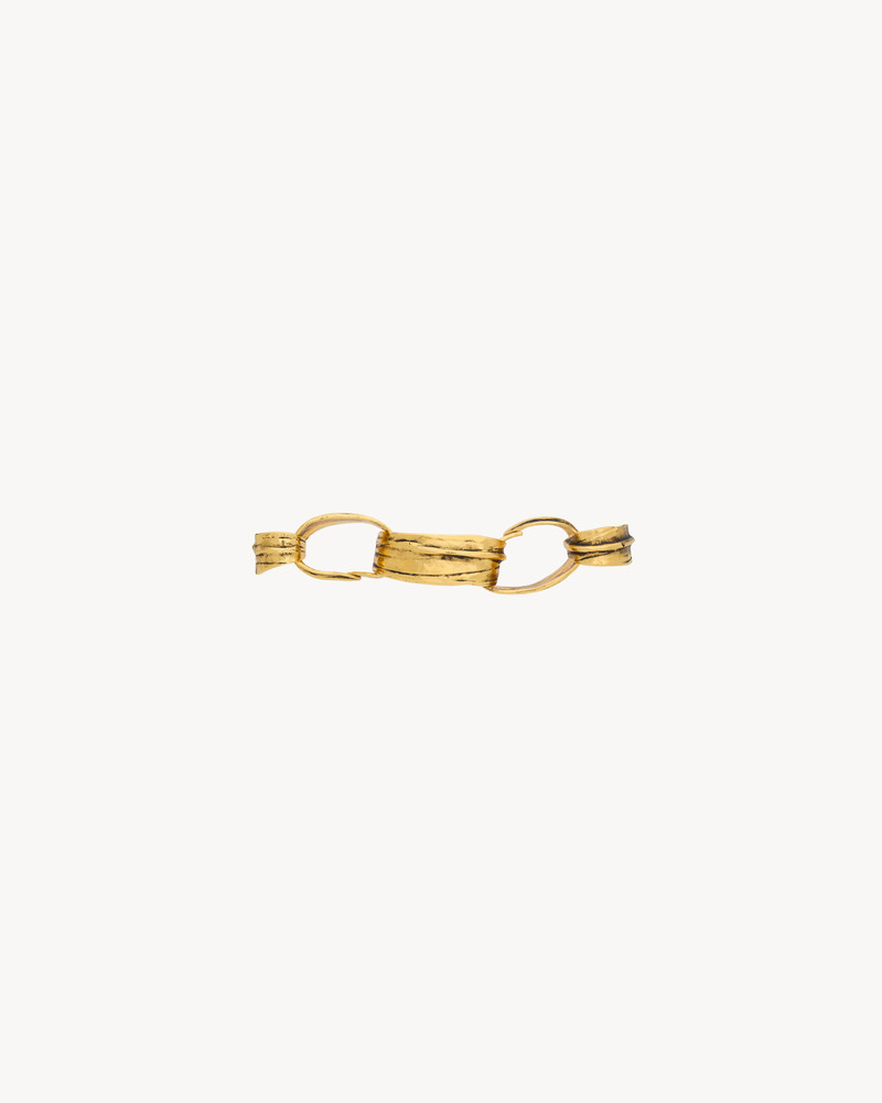 SAINT LAURENT LEAF CHAIN BRACELET IN METAL outlook
