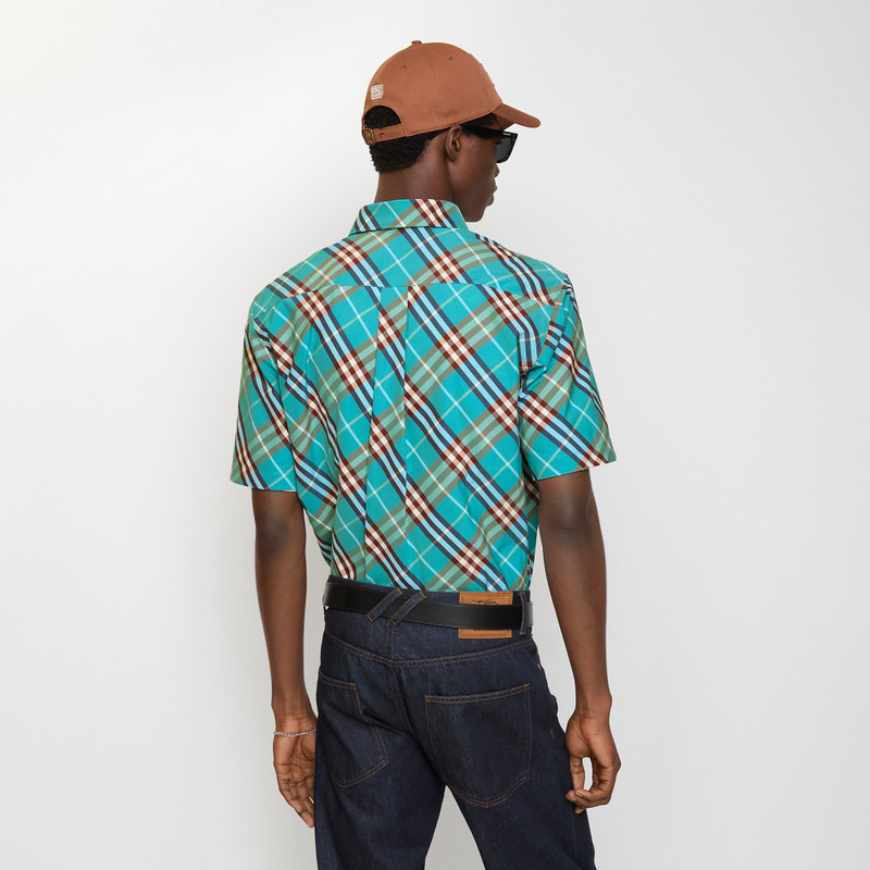 Relaxed Fit Check Cotton Shirt 3