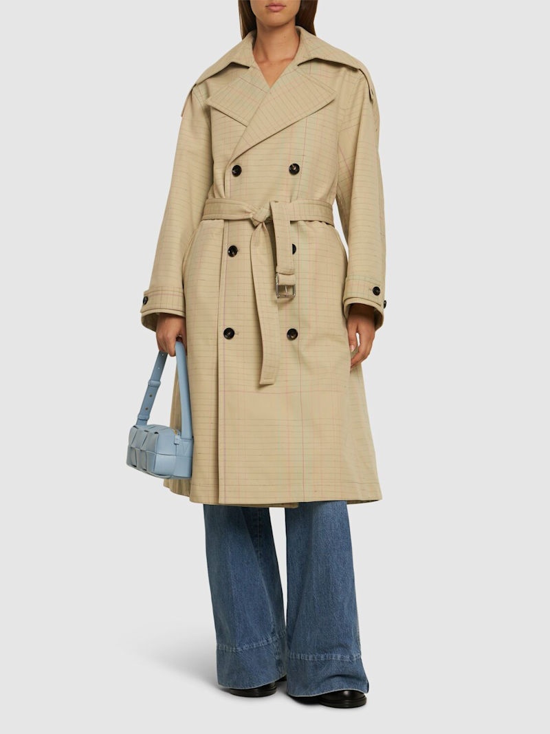 Notebook wool blend trench coat - 2