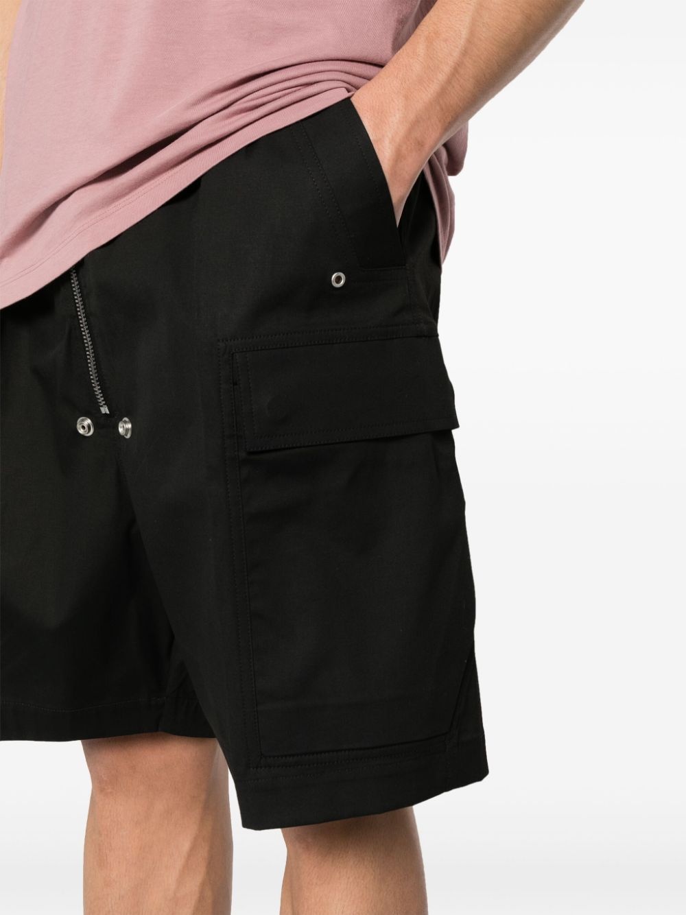 drop-crotch bermuda shorts - 4