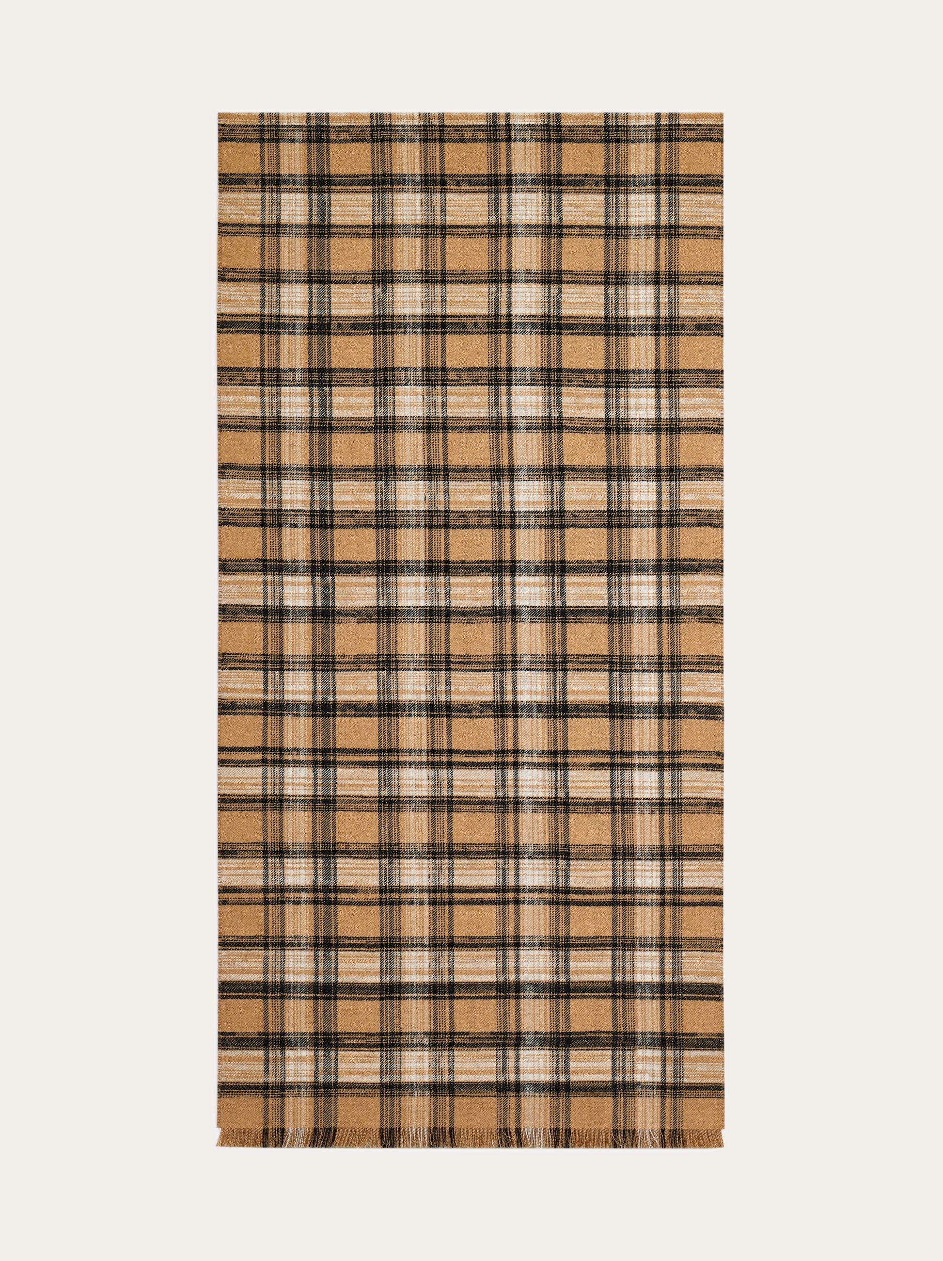 Tartan wool scarf 4
