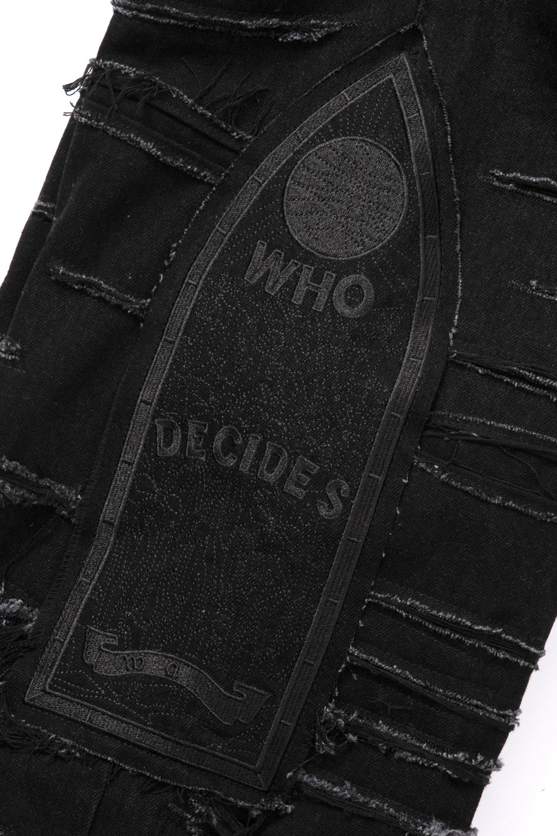 WHO DECIDES WAR ULTRA FLARE WINDOWED DENIM outlook