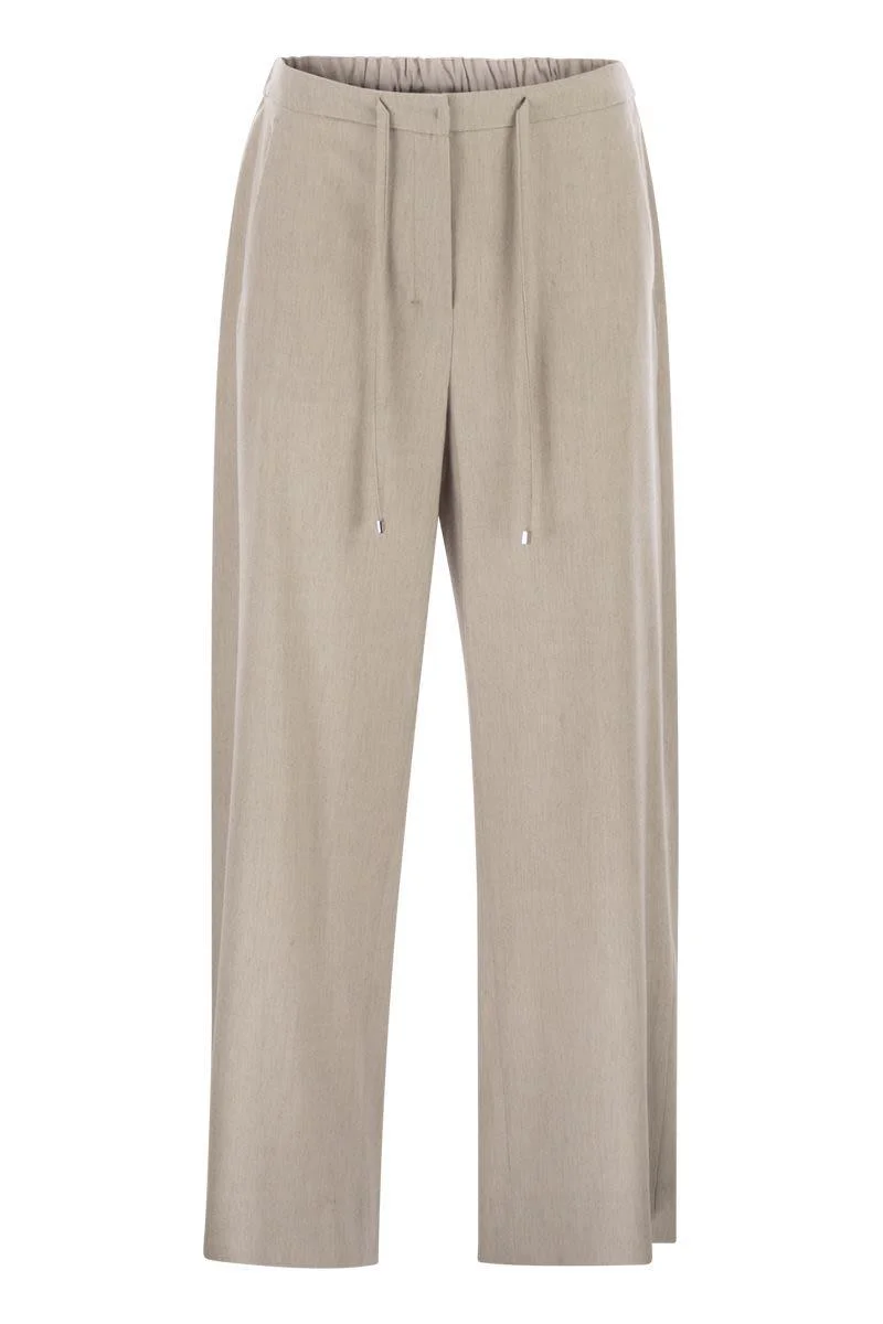 'S Max Mara Floria - Wool Jogging Trousers - 1
