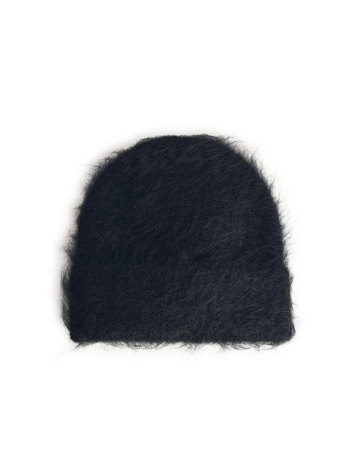 Sefr 'Fuzzy' Black Alpaca Blend Beanie Men - 2