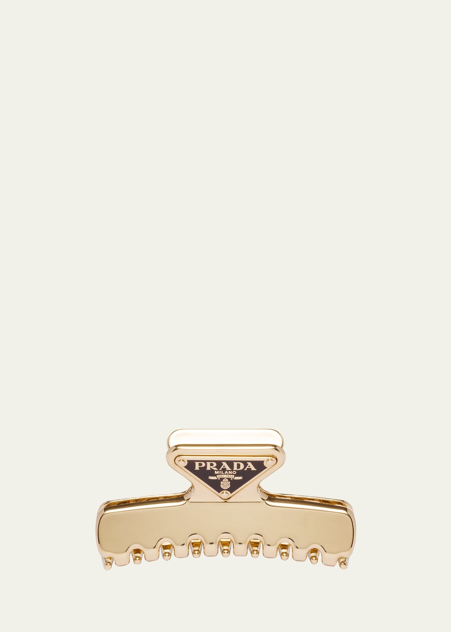 Large Triangle Logo Jaw Hair Clip - 1