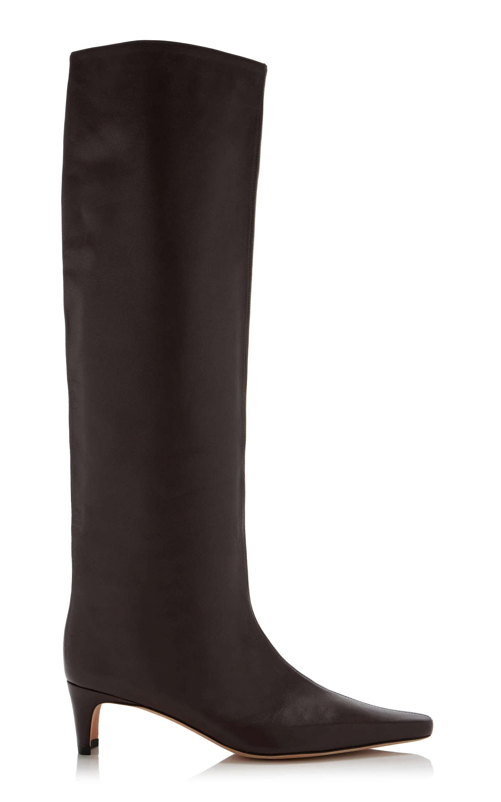 Wally Leather Knee Boots brown - 1