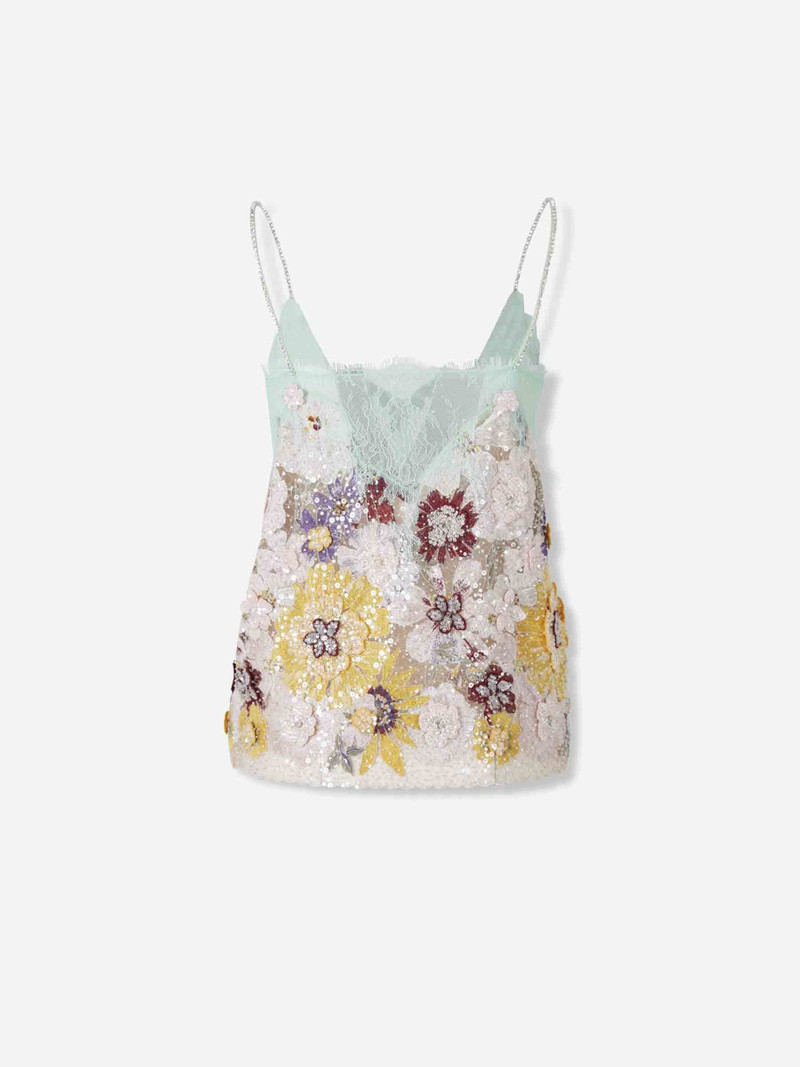 COSTARELLOS SASHA FLORAL TOP outlook