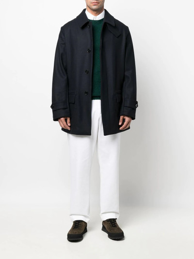 Mackintosh TRAVEL Navy Wool Coat outlook