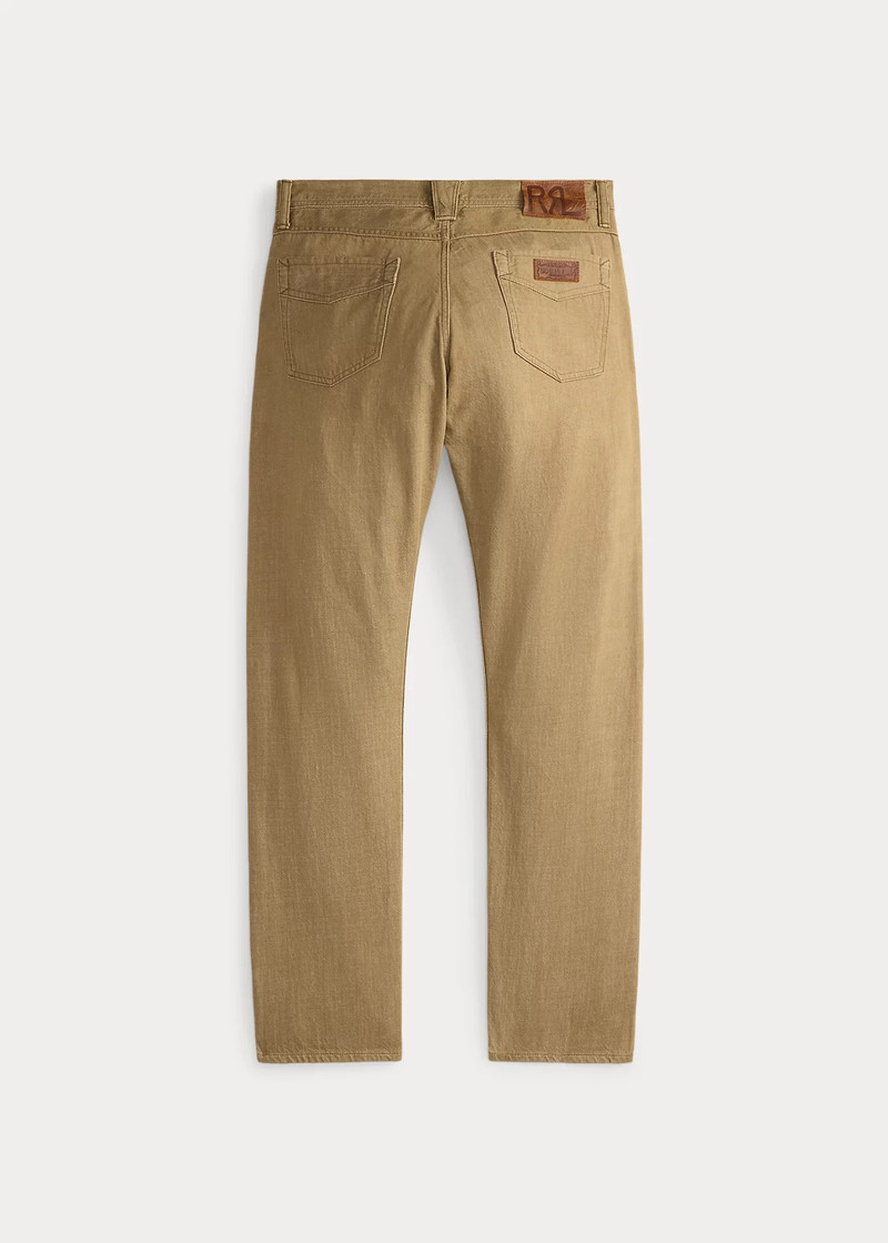 RRL by Ralph Lauren Slim Fit Brown Jean outlook
