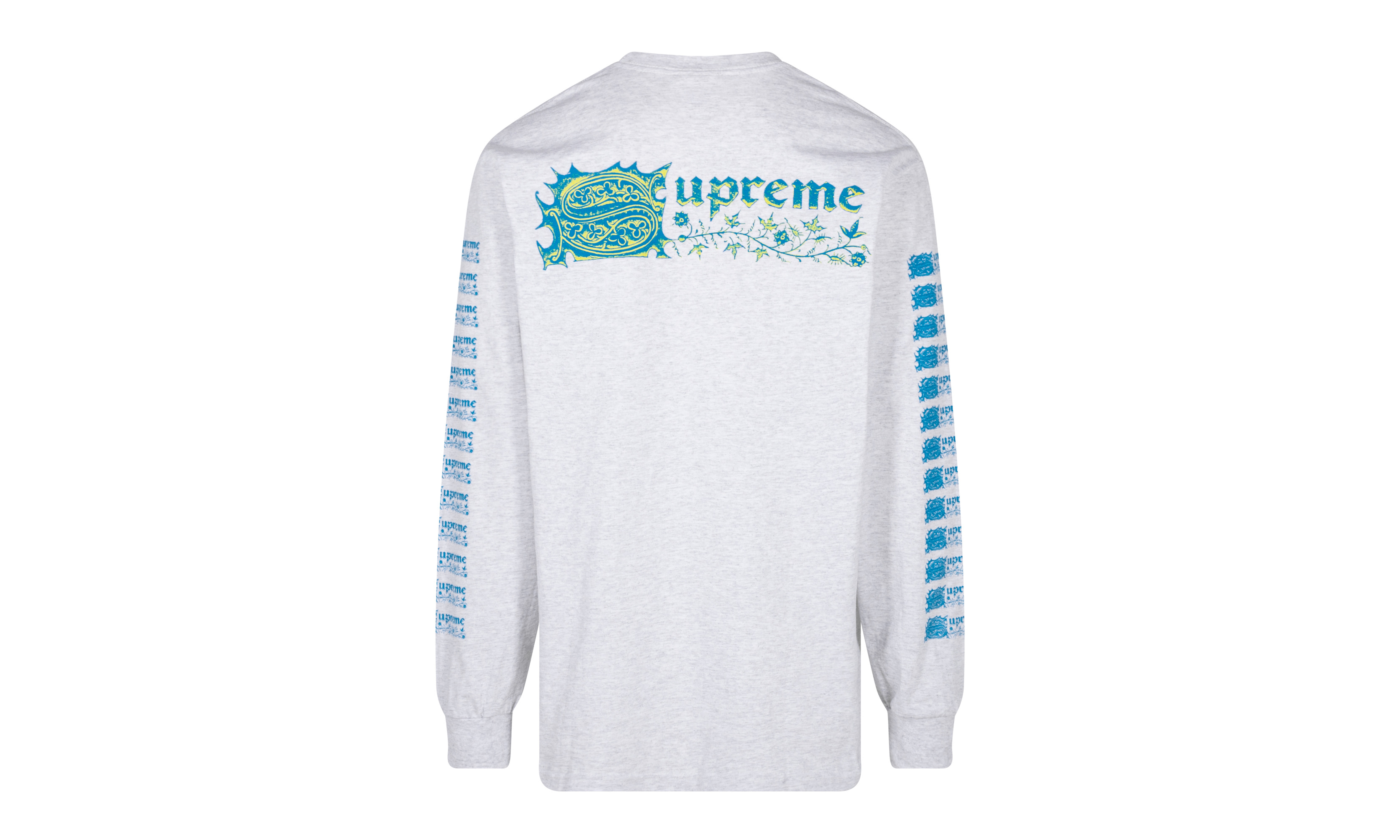 Saint Sebastian L/S Tee "Ash Grey" - 3