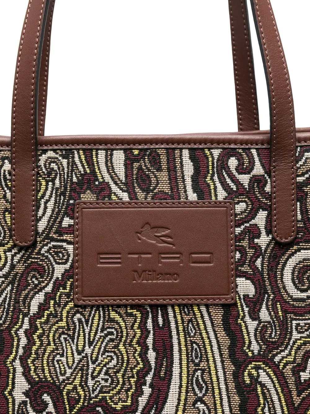 paisley-print jacquard tote bag - 5